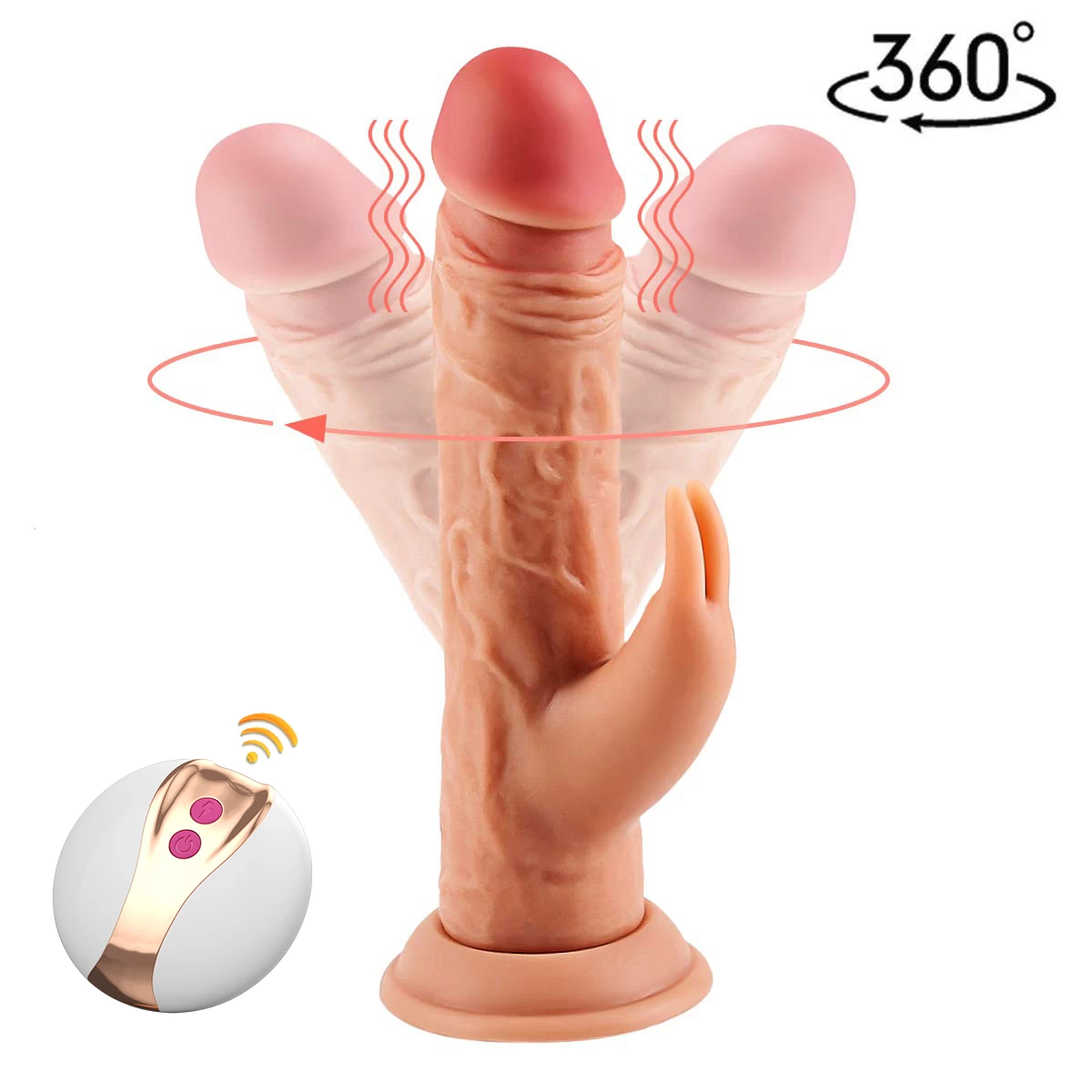 Loving World Knight rung xoay điều khiển từ xa 10 chế độ mạnh
