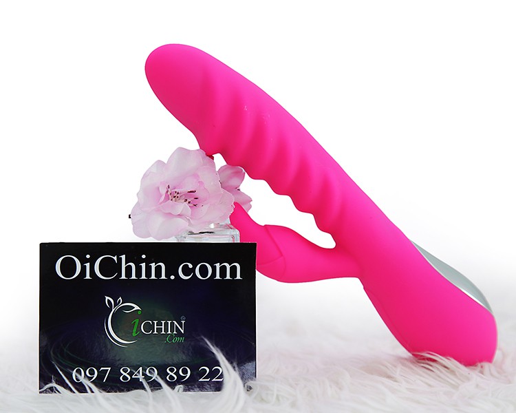 Man Nuo Alicia cây rung phát nhiệt rung êm sạc USB silicone cao cấp