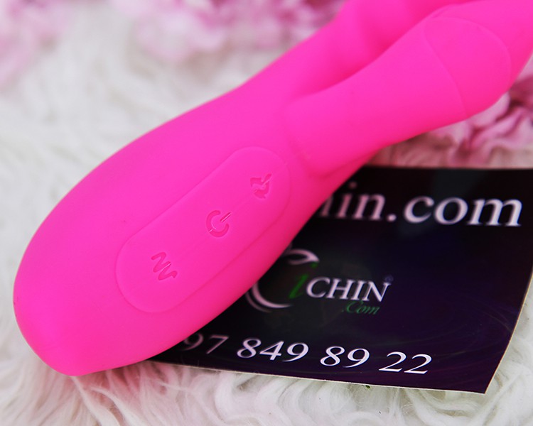 Man Nuo Alicia cây rung phát nhiệt rung êm sạc USB silicone cao cấp