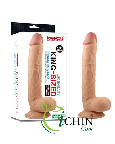 Lovetoy King Size siêu mềm mịn 10 inch chất liệu silicone an toàn