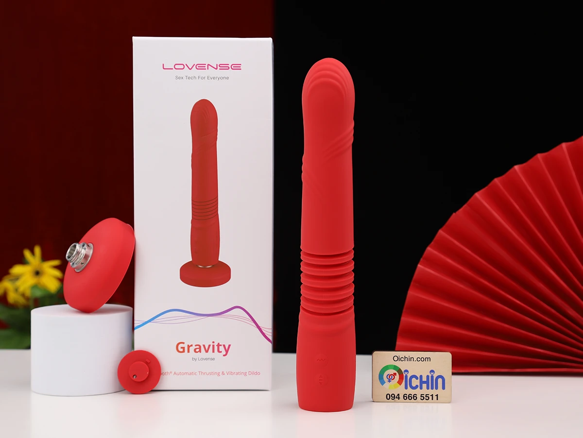 Lovense Gravity dương vật giả rung thụt App điều khiển hiện đại Lovense Gravity dương vật giả rung thụt App điều khiển hiện đại