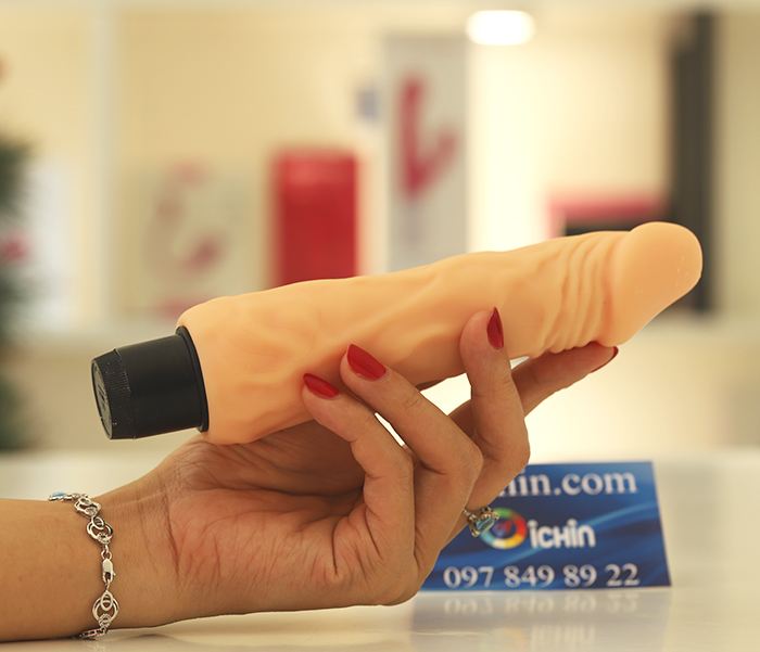 Lovetoy Realfeel 8 Inch Rung Mạnh Mẽ Silicone Mềm Mịn Hàng Chính Hãng