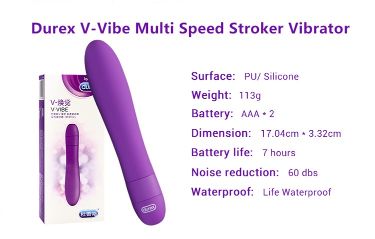 Durex V-VIBE rung êm dịu đa chế độ nhỏ gọn - Hứng khởi từng phút
