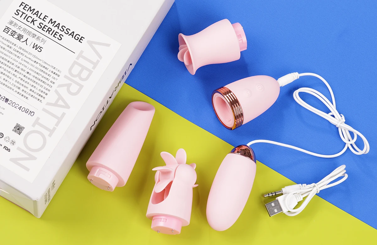 Manmiao Sweetheart 4 in 1 – Máy Massage Rung Liếm Xoay Thổi Hot