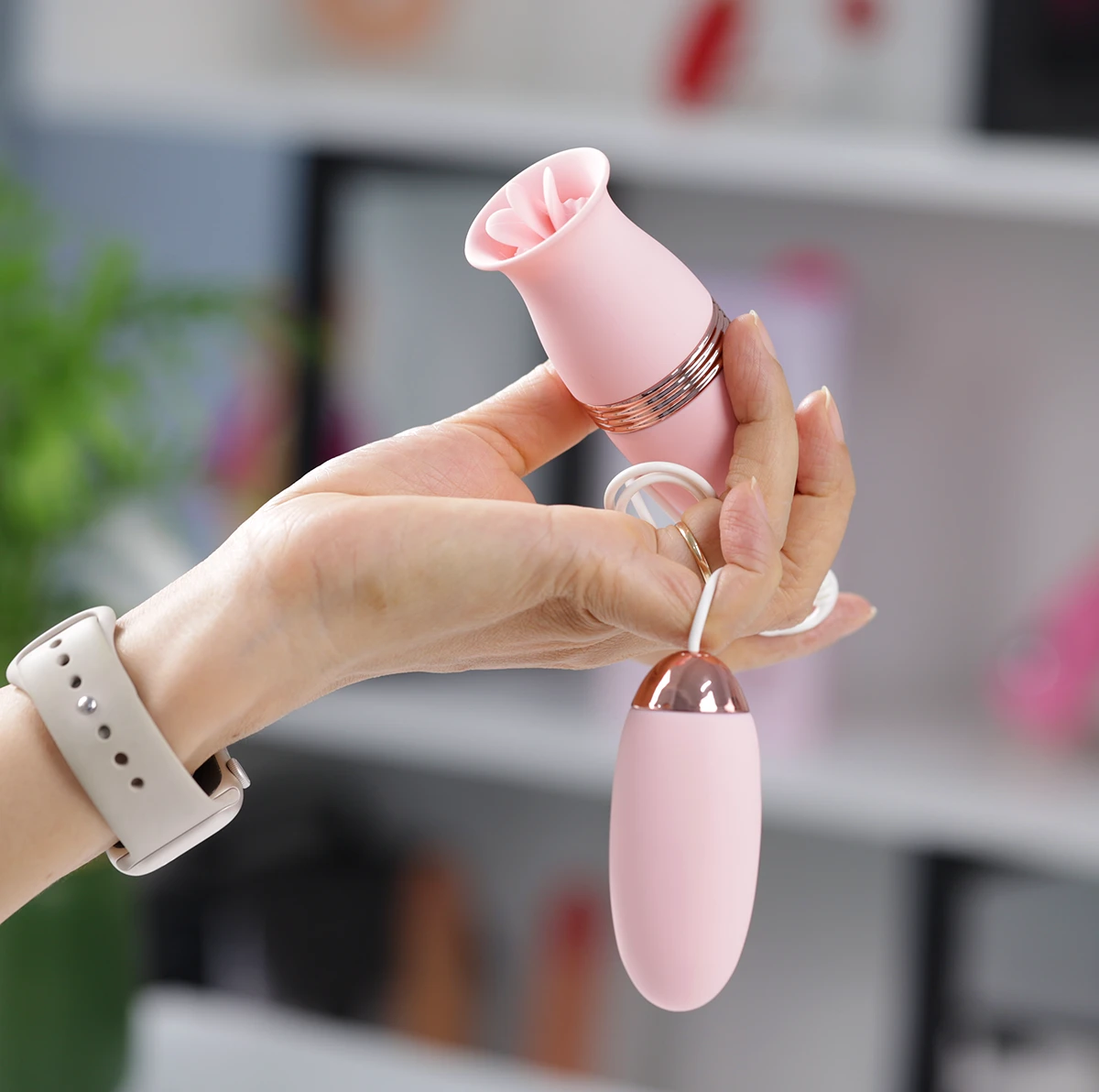 Manmiao Sweetheart 4 in 1 – Máy Massage Rung Liếm Xoay Thổi Hot