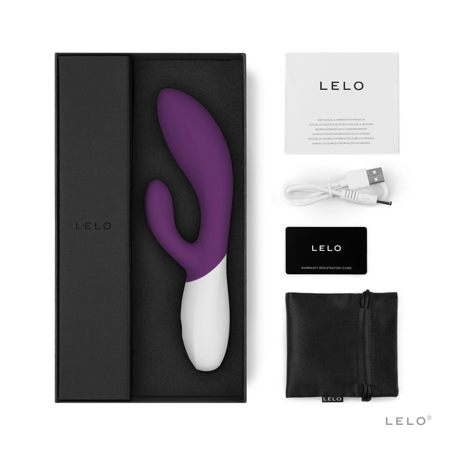  Mua Lelo Ina Wave 2 máy rung hai đầu kết hợp kích thích massage cho nữ hàng mới về