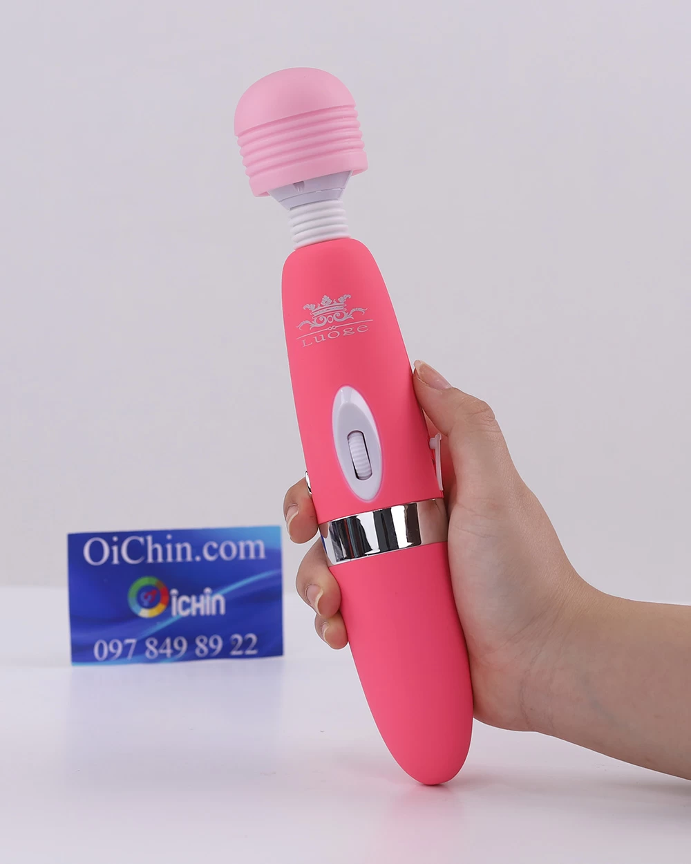 Máy massage Luoge King Kong rung mạnh nhiều chế độ pin sạc tiện lợi