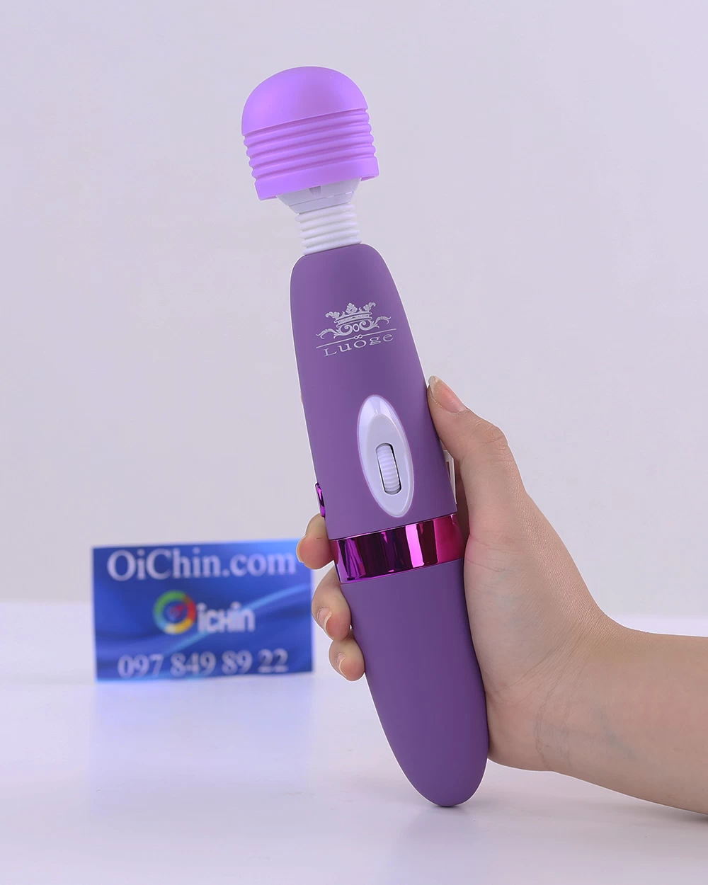 Máy massage Luoge King Kong rung mạnh nhiều chế độ pin sạc tiện lợi