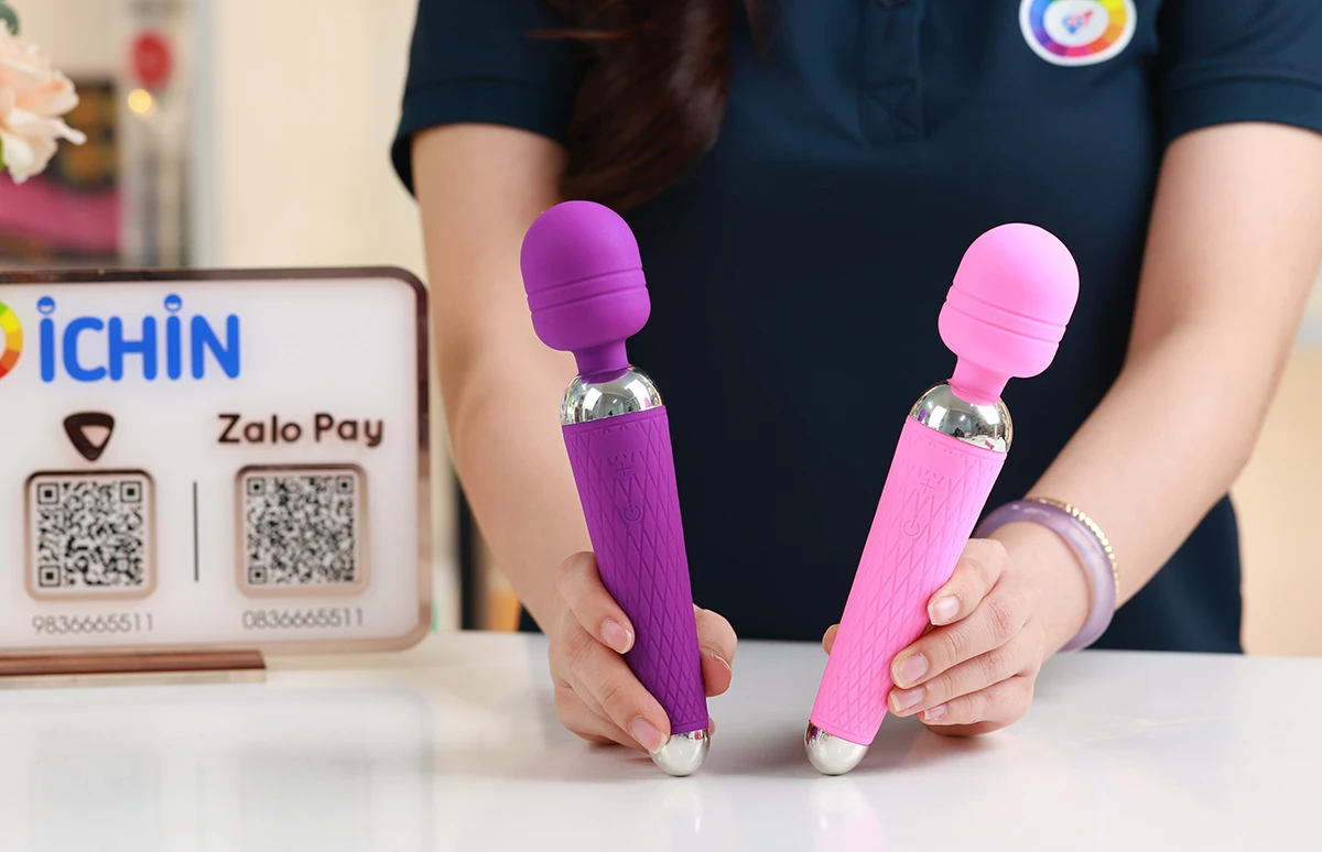 Máy massage mini rung mạnh xoay 360 độ tăng khoái cảm