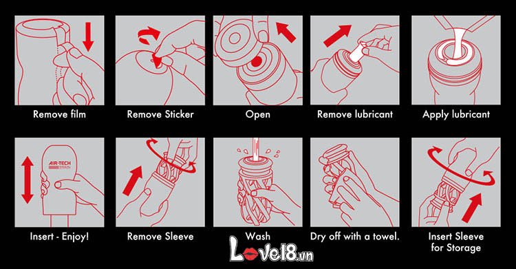 Cốc Thủ Dâm Tenga Air Tech Nhật Bản Chính Hãng Chất Lượng Cao