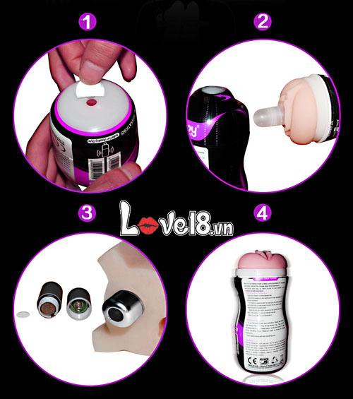 Cốc thủ dâm âm đạo Lovetoy rung mạnh kích thích cực mê
