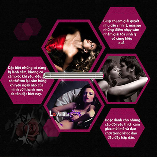 Thanh rung Nalone Cici silicon đa tần hợp kim chính hãng