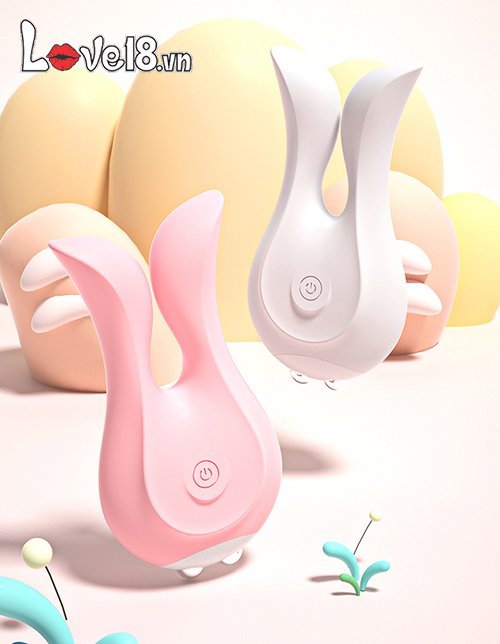 Máy rung Lilo hình tai thỏ kích thích âm đạo massage sâu