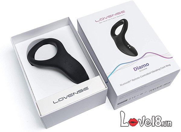 Vòng rung Lovense Diamo siêu bền điều khiển qua app, kích thích mạnh