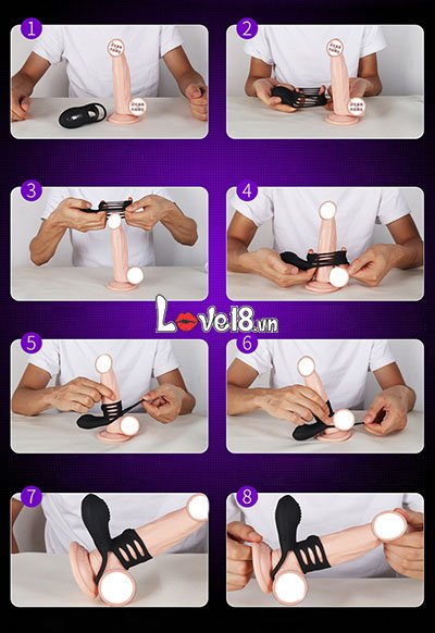 Vòng rung Jeusn chống xuất tinh sớm tăng khoái cảm nam giới