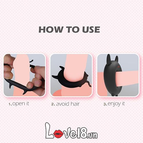 Vòng đeo dương vật chống xuất tinh sớm tăng khoái cảm quỷ Satan