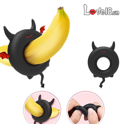 Vòng đeo dương vật chống xuất tinh sớm tăng khoái cảm quỷ Satan