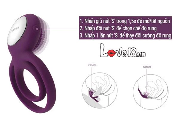 Vòng đeo dương vật Svakom Tammy chất lượng đỉnh cao, siêu bền