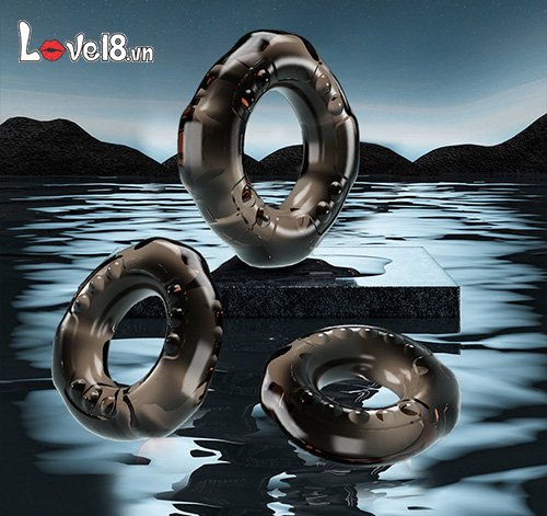 Vòng đeo dương vật Baile chống xuất tinh sớm bộ 3 chất lượng