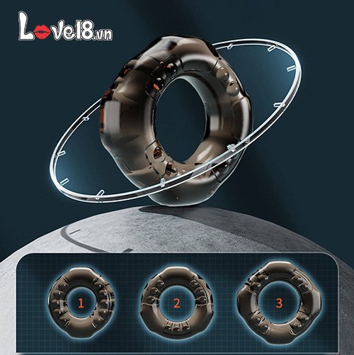 Vòng đeo dương vật Baile chống xuất tinh sớm bộ 3 chất lượng