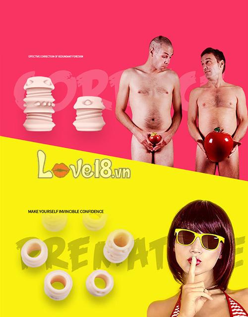 Bộ đôn khúc silicon gân gai cao cấp cho quý ông mạnh mẽ
