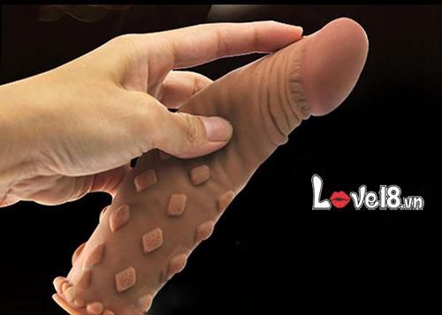 Bao đôn bi vuông 5cm Lovetoy tăng kích thước kéo dài thời gian quan hệ