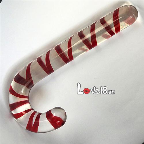 Que thủy tinh kích thích hậu môn hình cây thông Noel kích thích