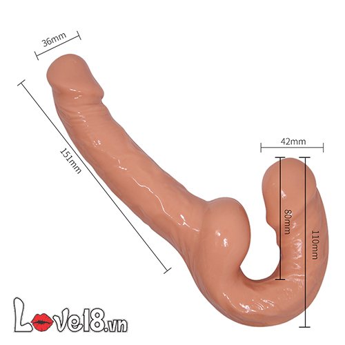  Phân phối Dương vật giả 2 đầu cho Les Strapless Strap-on Baile cao cấp