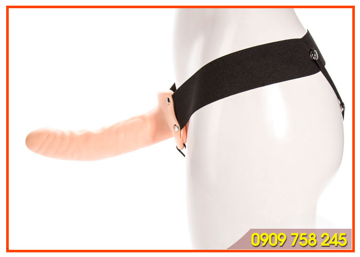  Bán Dương Vật Giả Có Dây Đeo Rỗng Ruột Kiểu Cong Cì Cục - SHP320 giá rẻ