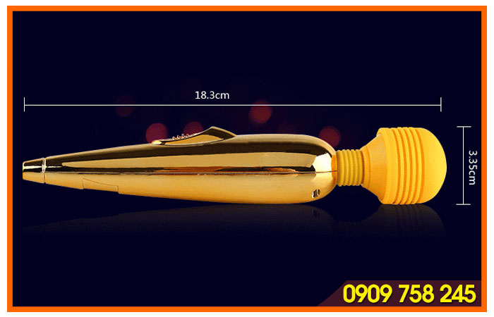 Chày Rung G Mạ Kim SHP197 - Tăng Khoái Cảm Đỉnh Cao