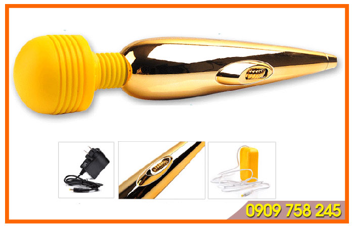 Chày Rung G Mạ Kim SHP197 - Tăng Khoái Cảm Đỉnh Cao