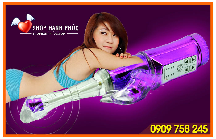 Dương Vật Giả Cá Heo Tím Đa Năng Cao Cấp Hỗ Trợ Tình Dục