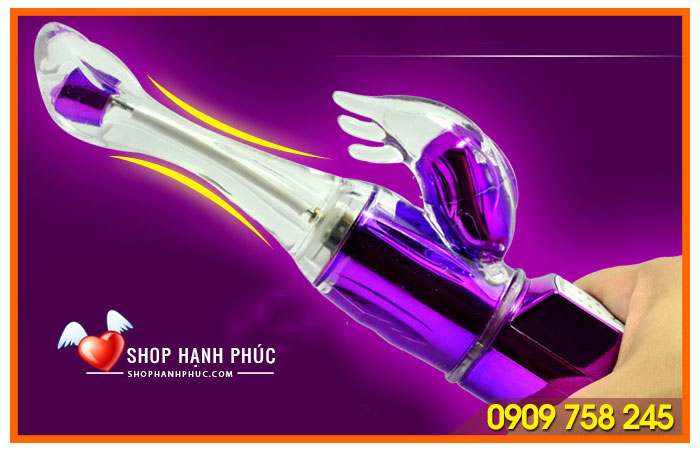 Dương Vật Giả Cá Heo Tím Đa Năng Cao Cấp Hỗ Trợ Tình Dục