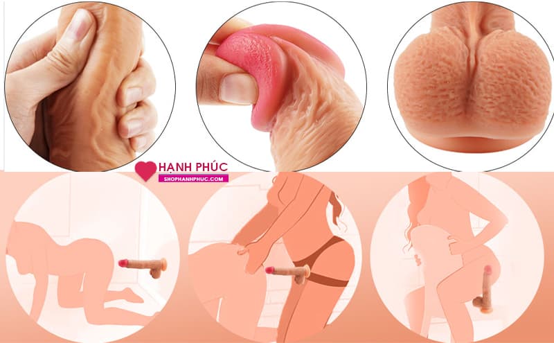 Dương Vật Giả Siêu Rung Dính Tường Panly SHP1202 Kích Thích