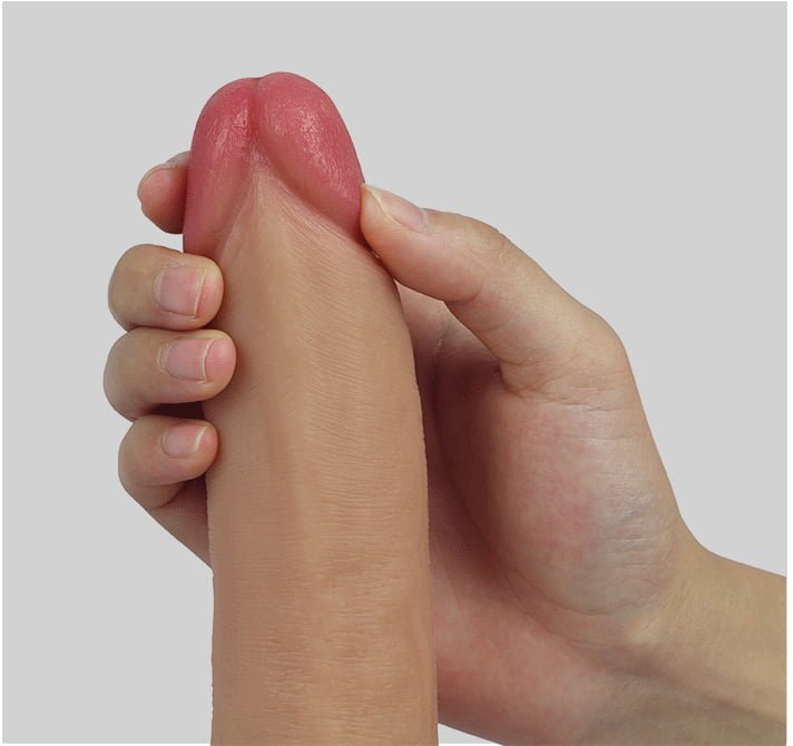 Dương vật giả dán tường 18cm chất lượng cao, siêu thực