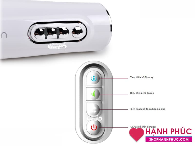 WiTen Cốc Thủ Dâm Tự Động Rung Rên LED Co Thắt Cao Cấp Mới
