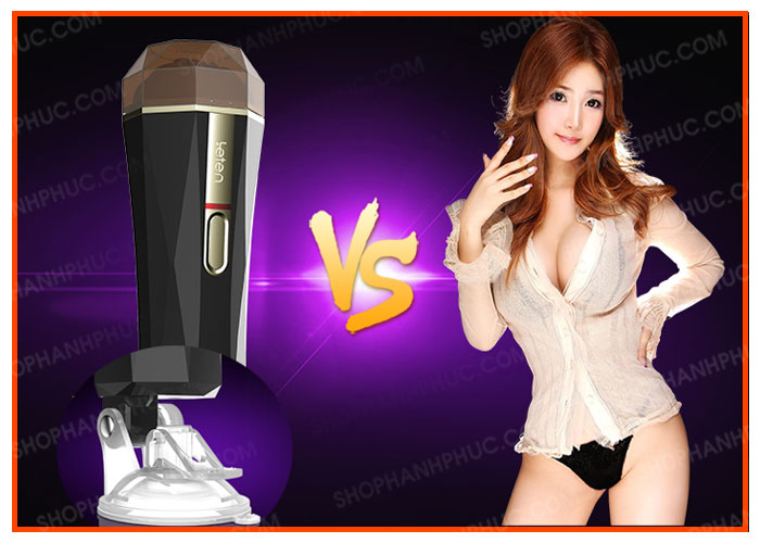 Leten Diamon âm đạo giả bơm hơi tiện dụng máy rung siêu thực