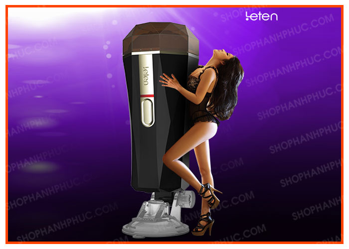 Leten Diamon âm đạo giả bơm hơi tiện dụng máy rung siêu thực