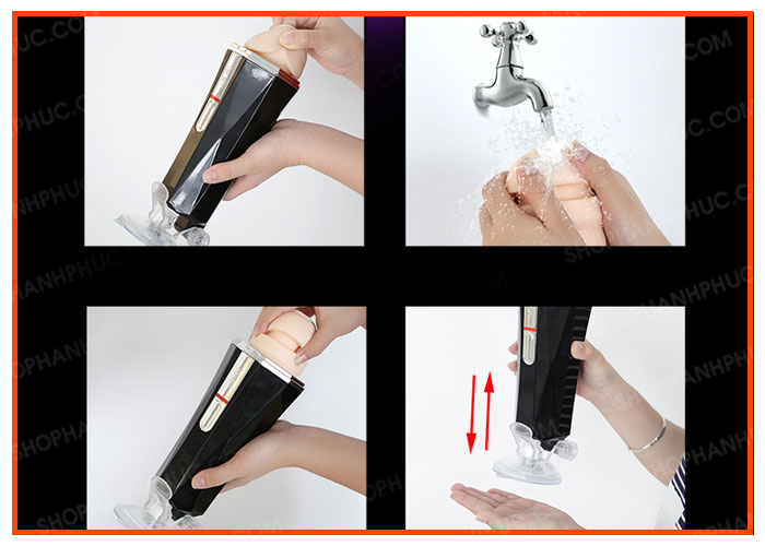 Leten Diamon âm đạo giả bơm hơi tiện dụng máy rung siêu thực