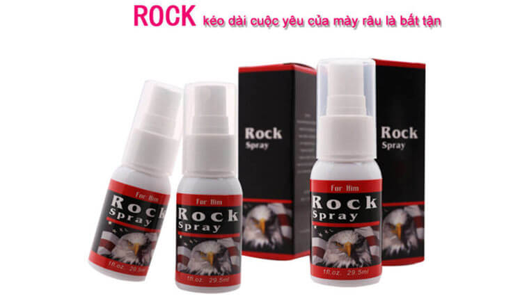 Rock Spray SHP77 chai xịt kéo dài hiệu quả tăng kiểm soát