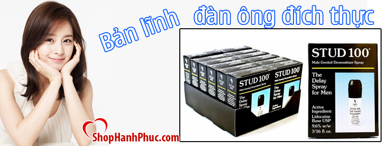  Shop bán Chai Xịt Stud 100 - Hỗ Trợ Kéo Dài Thời Gian Yêu Tốt Nhất Hiện Nay - SHP18 chính hãng