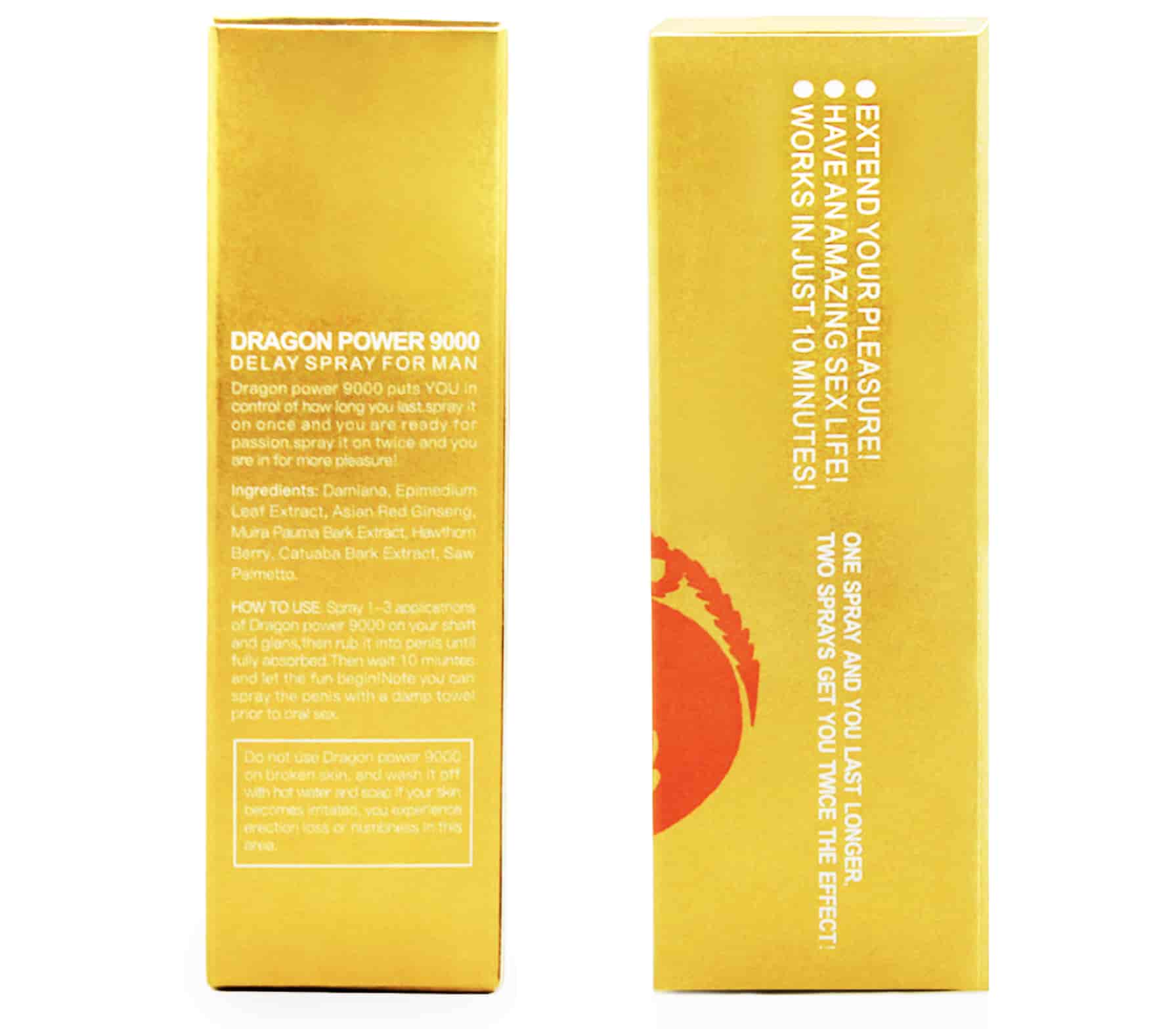 Dragon Power 9000 Delay Spray trị xuất tinh sớm hiệu quả cho phái mạnh