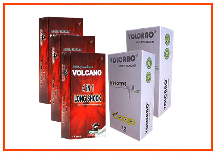  Nơi bán Bao cao su Volcano 4 in 1 gân gai kéo dài thời gian yêu - SHP498 cao cấp