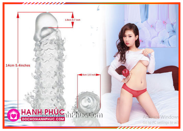Bao cao su gai SHP863 tăng khoái cảm, kích thích phái đẹp