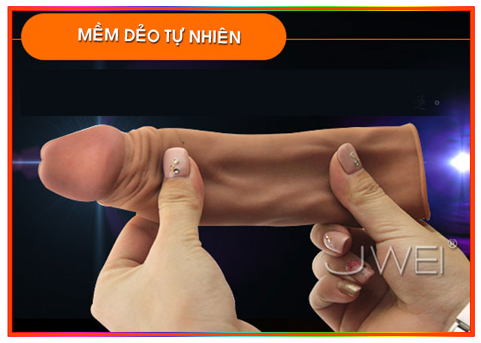 Bao cao su đôn dên làm to dương vật thêm 5cm - Tăng kích thước