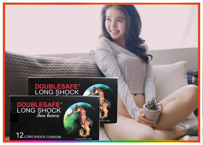  Kho sỉ Bao cao su Double Safe Longshock kéo dài thời gian cực lâu - SHP606 loại tốt