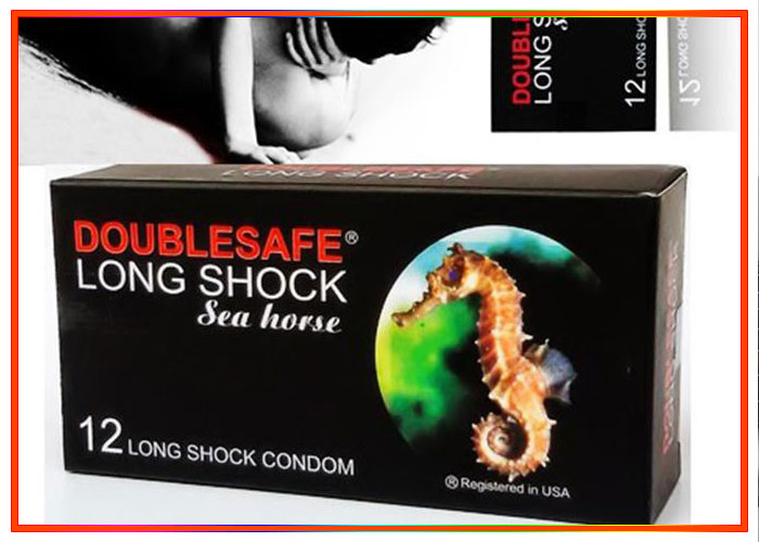 Double Safe Longshock SHP606 bao cao su kéo dài thời gian an toàn