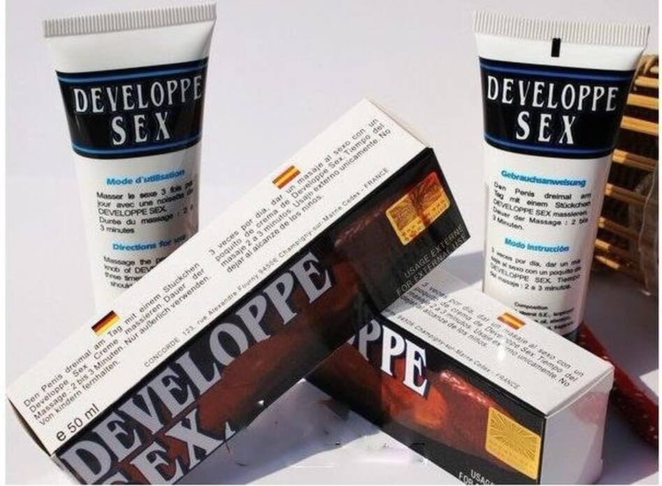 Gel bôi tăng kích thước dương vật Develope thảo dược thiên nhiên
