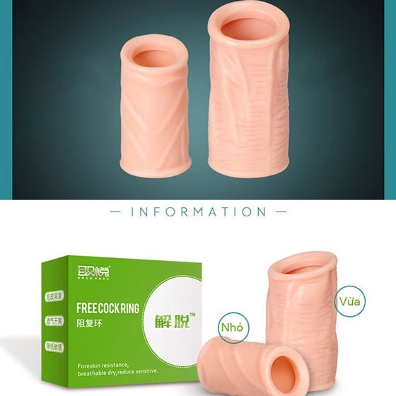 Bộ đôn silicon cao cấp tăng kích thước dương vật nhanh