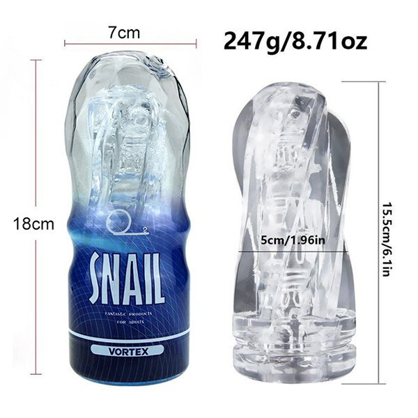 Cốc Thủ Dâm Silicone Trong Suốt Snail Cup Cao Cấp Nam Giới Cốc Thủ Dâm Silicone Trong Suốt Snail Cup Cao Cấp Nam Giới